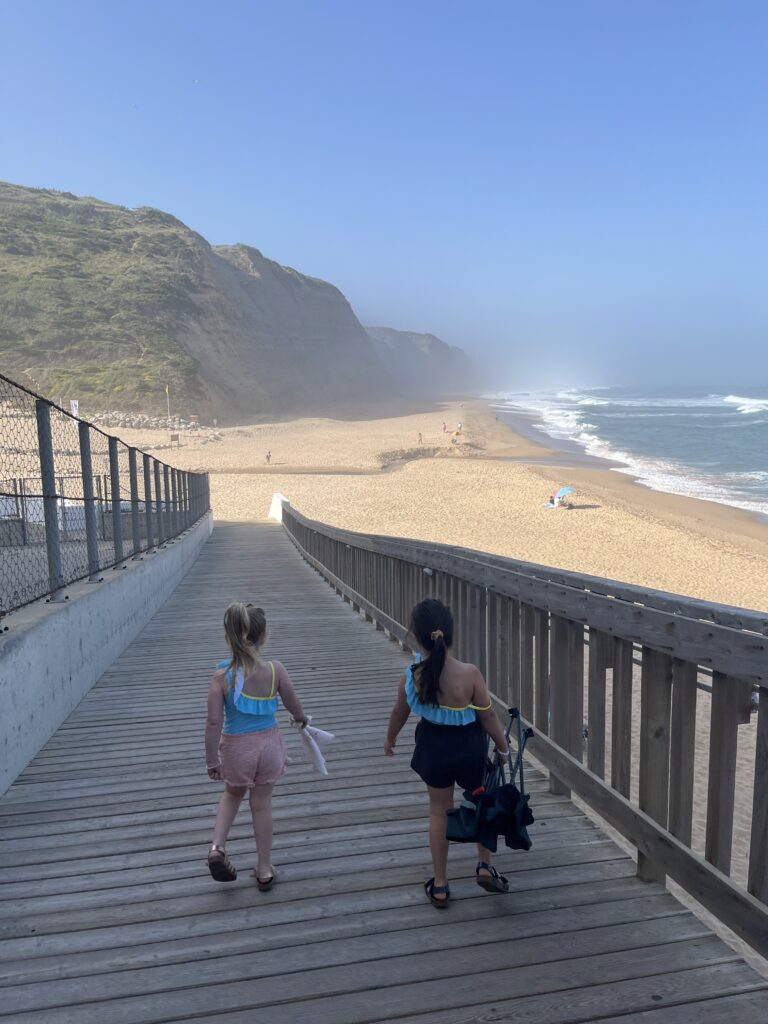 Passerelle pour accès praia da Adraga à Sintra